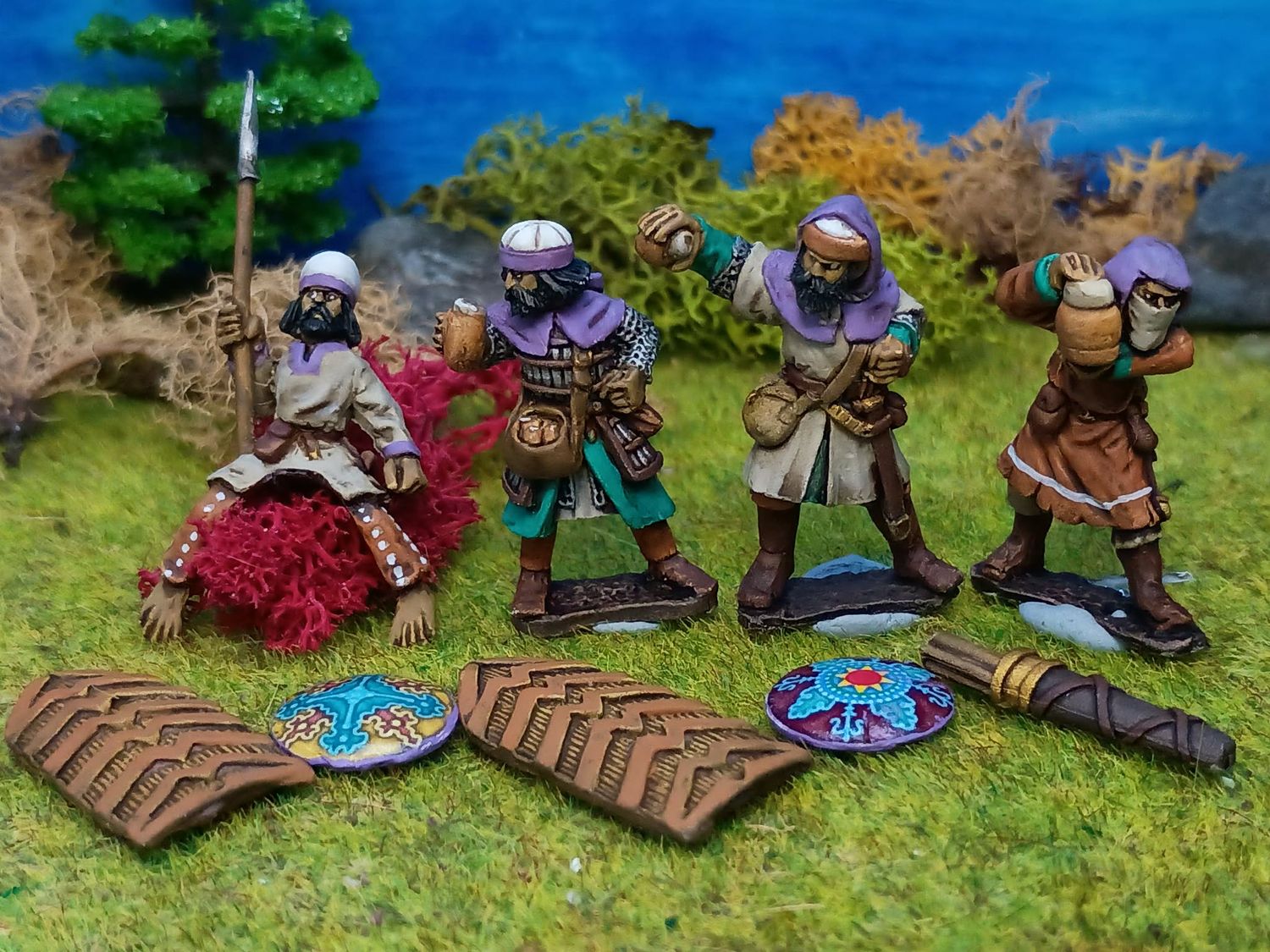 ELSC02 Sassanid Elephant Crew with Naphtha Weapons ELSC02 Sassanid Elephant Crew with Naphtha Weapons