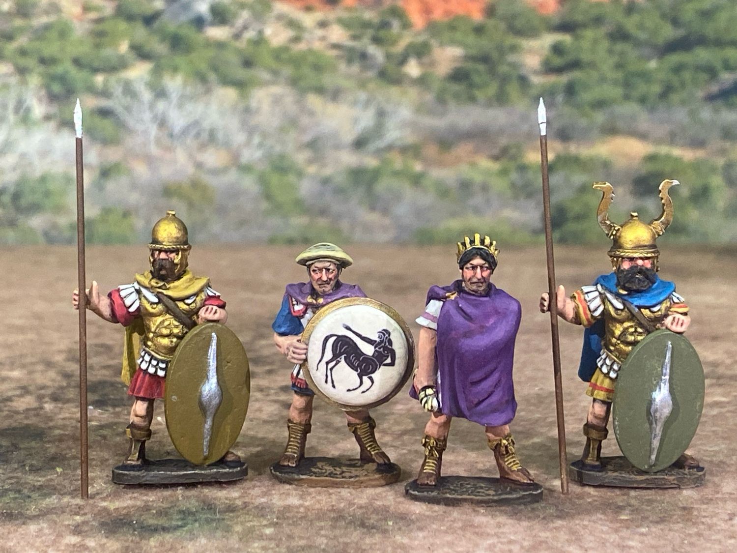 SUC14 Commander in Crown with Galatian bodyguard for 2nd and 3rd Macedonian Wars SUC14 Commander in Crown with Galatian bodyguard for 2nd and 3rd Macedonian Wars