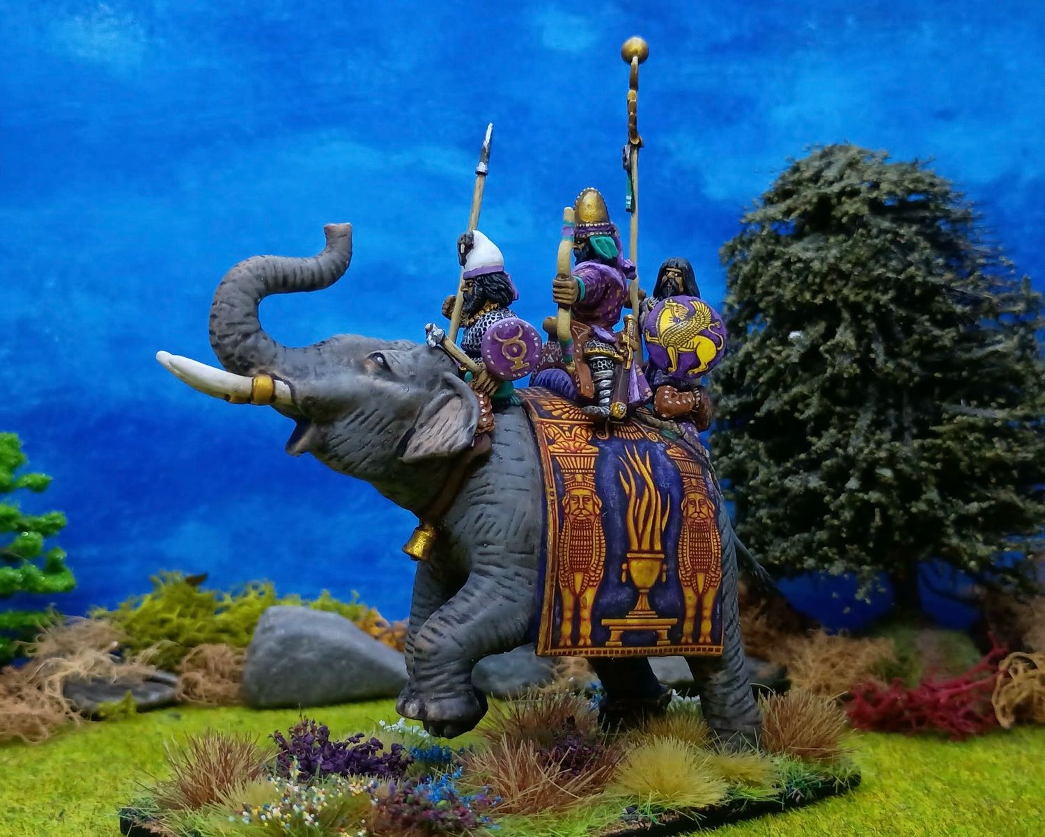 ELS01 Sassanid King's Elephant with Crew ELS01 Sassanid King's Elephant with Crew