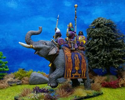 ELS01 Sassanid King's Elephant with Crew ELS01 Sassanid King's Elephant with Crew