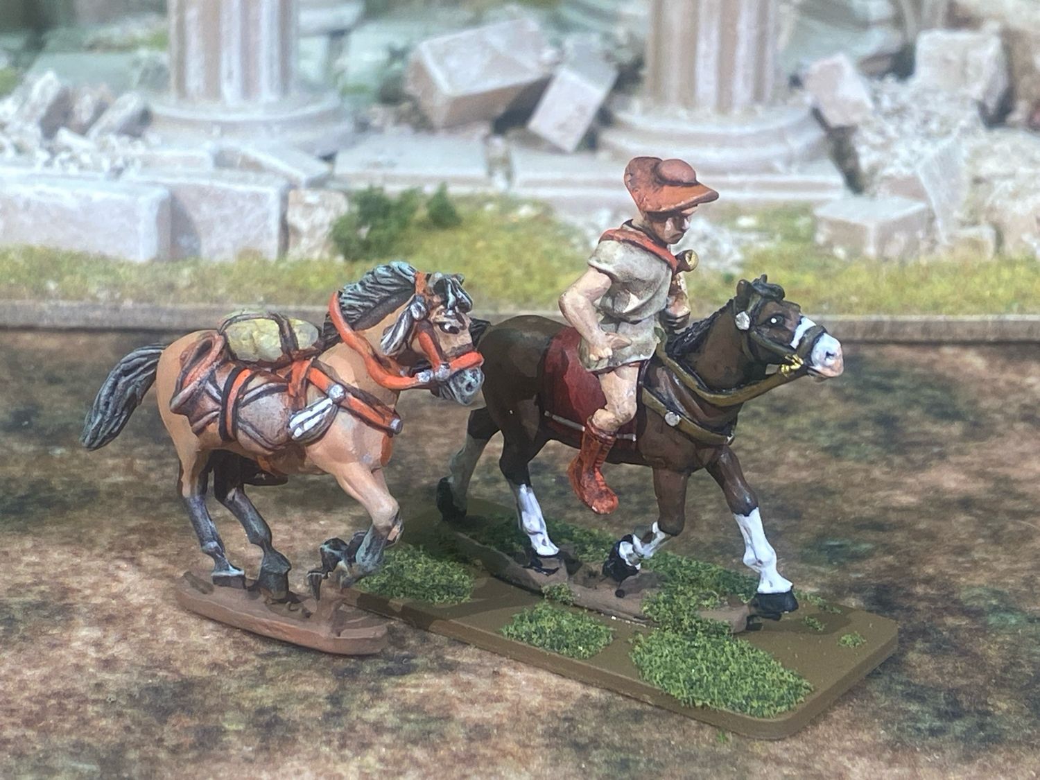 BG01 Greek 2 Horse Baggage Set