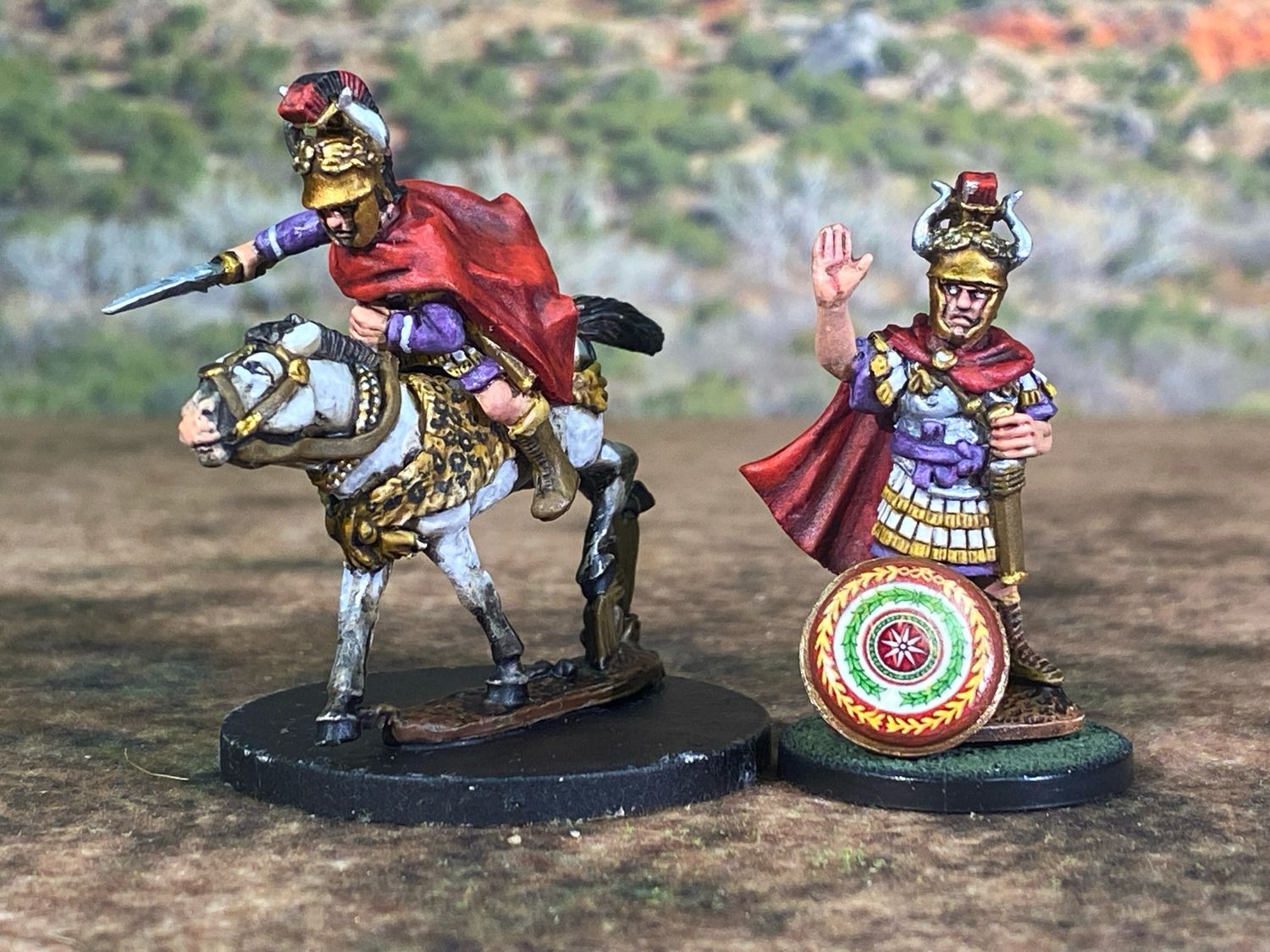 PYR30+31 King Pyrrhus On Foot + Mounted