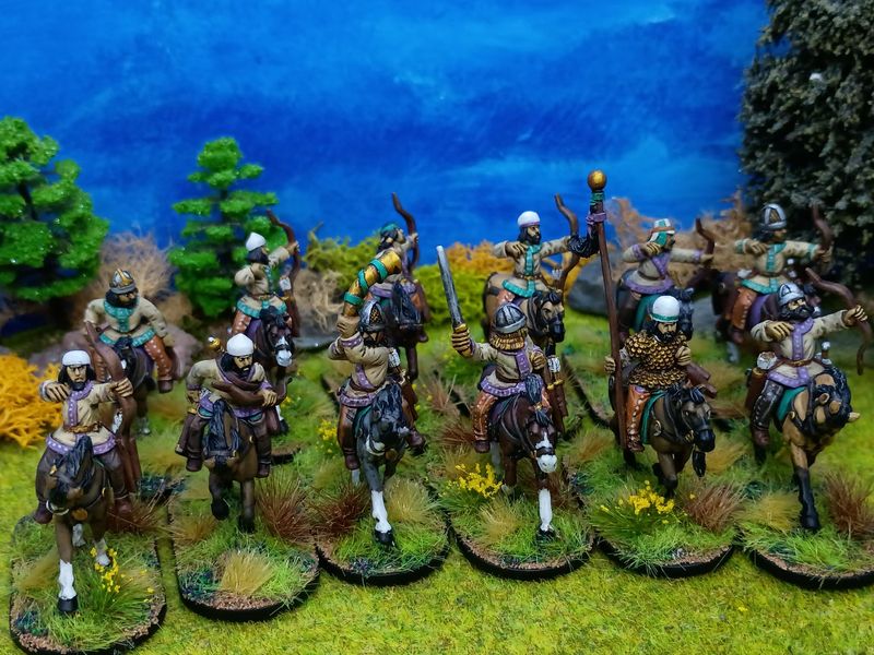 UD91 Parthian/Early Sassanid Light Cavalry Unit Deal, 12 figures with horses