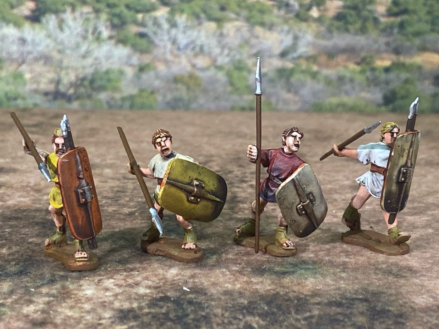 CAR06 Carthaginian/Libyan Levy Light Infantry Bare Headed. CAR06 Carthaginian/Libyan Levy Light Infantry Bare Headed.