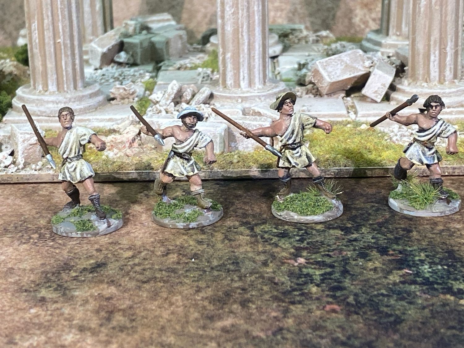 PYR41 Skirmisher Javelinmen Without Helmets