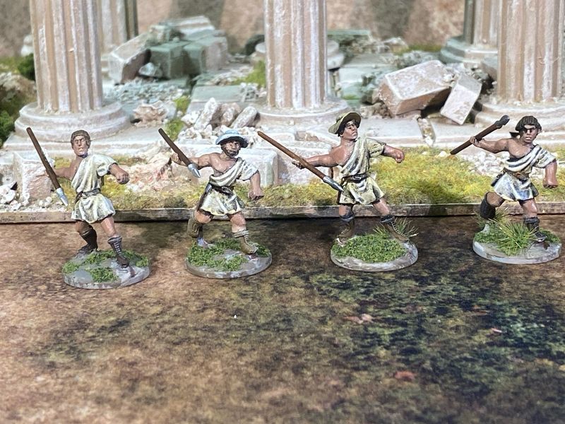 PYR41 Skirmisher Javelinmen Without Helmets