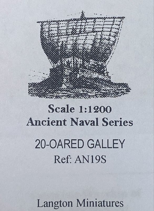 AN19 20-Oared Galley