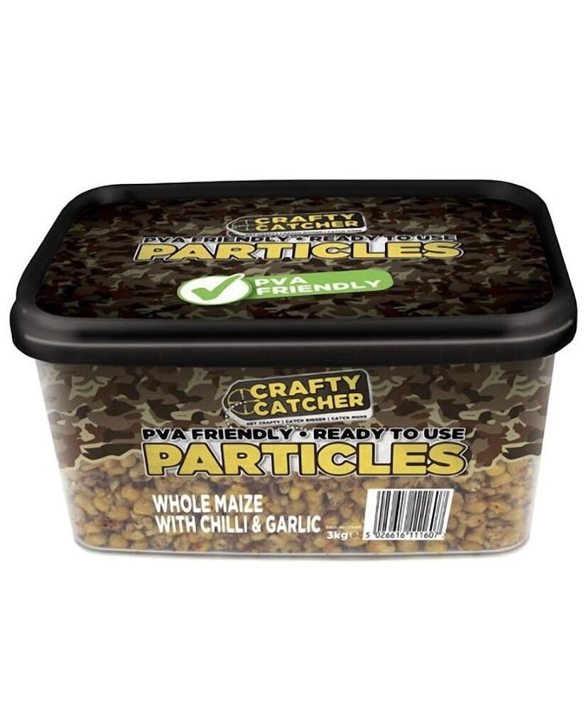 Particles Whole Maize with Chilli & Garlic by Crafty Catcher