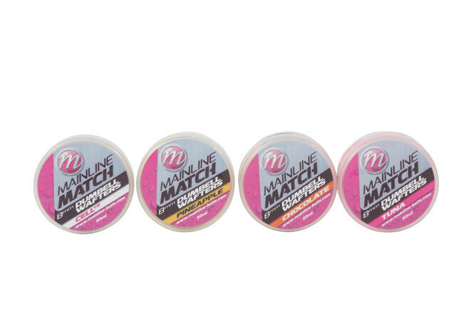 Mainline match dumbbell wafter 8mm Pink Tuna