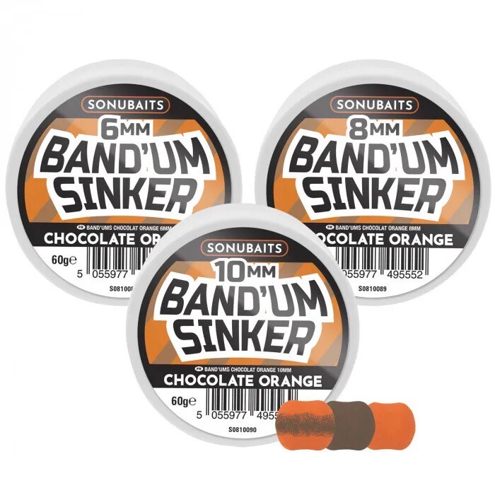 Sonubaits Bandum Sinkers Chocolate Orange 8mm