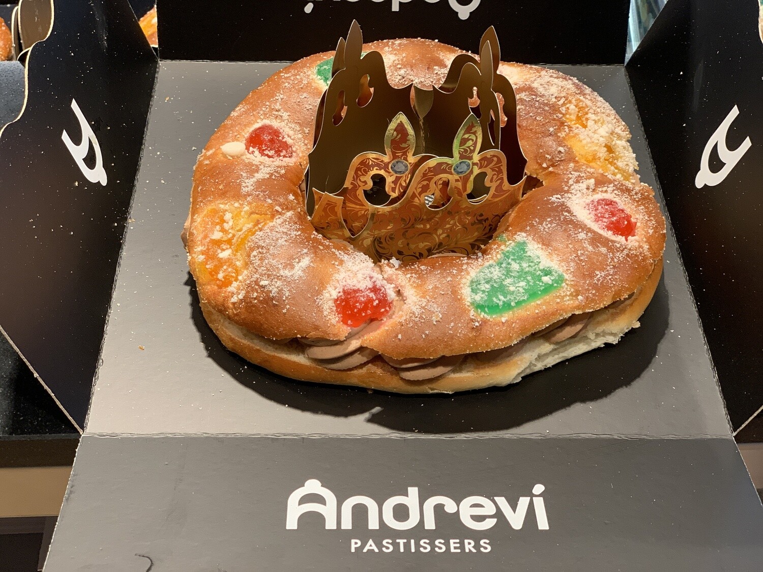 Tortell de Reis de trufa brioix