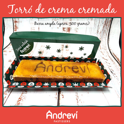 Torró de crema cremada
