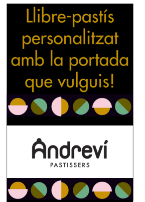 LLIBRE-PASTÍS DE SANT JORDI PERSONALITZAT