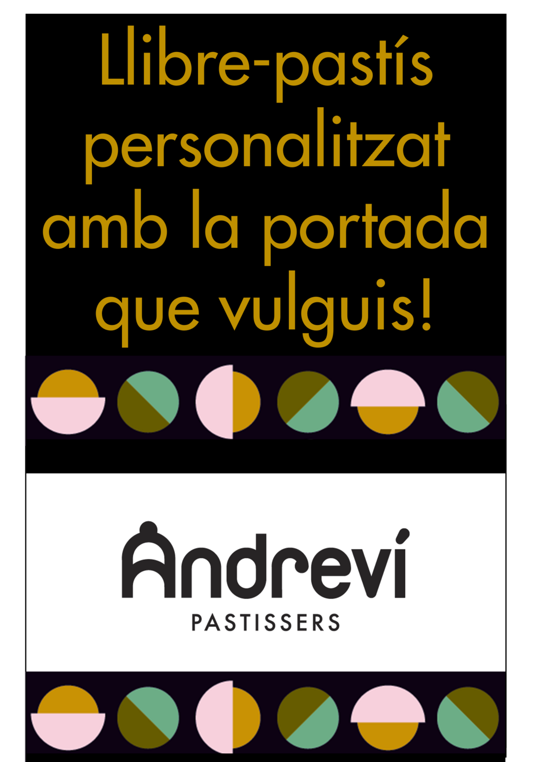 LLIBRE-PASTÍS DE SANT JORDI PERSONALITZAT