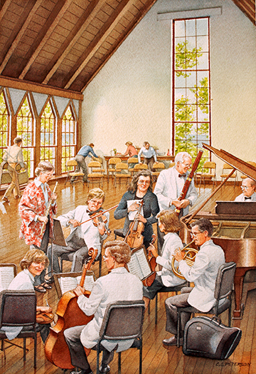 Ready for a Concert print - Charles Peterson