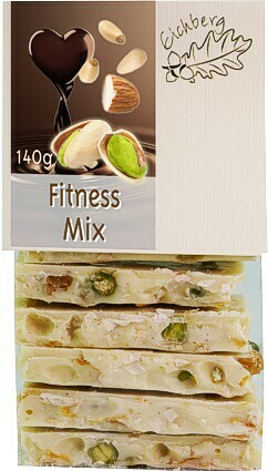 Bruchschokolade Fitness-Mix 140g
