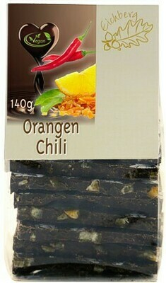 Bruchschokolade Orangen-Chili 140g