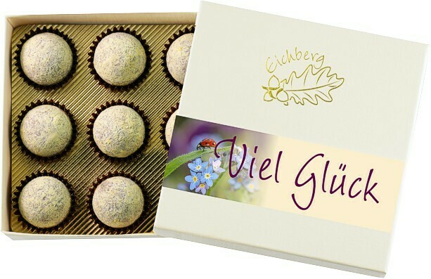 Viel Glück / Champagner-Truffes 9 Stk. / 110g