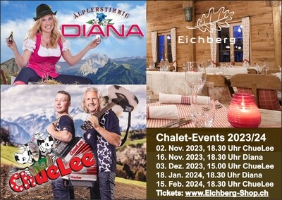 Tickets Chalet-Events Saison 2023/24