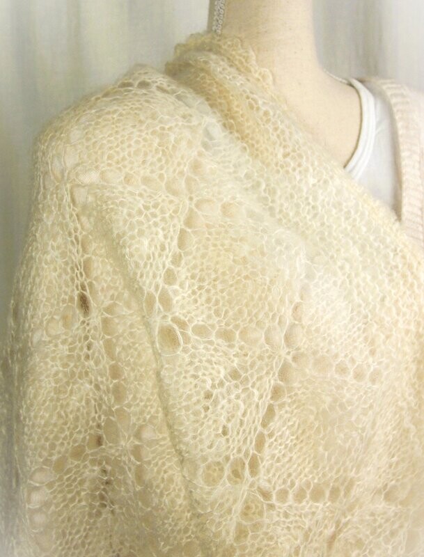 Mohair Stola | Cherry Leaf