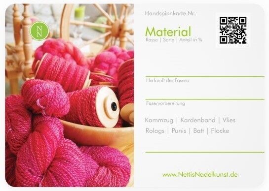 Handspinnkarte | 10er Pack Handspinnkarte | 10er Pack
