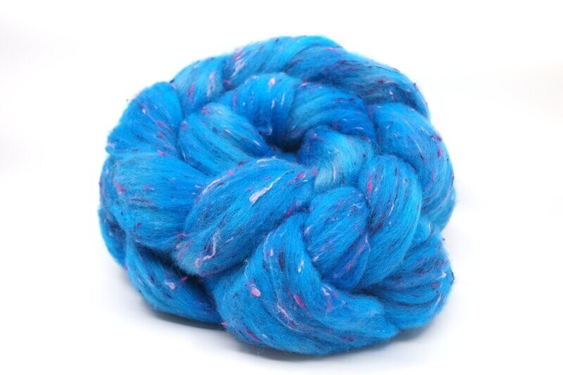 Tweed Kammzug | Blaue Lagune Tweed Kammzug | Blaue Lagune