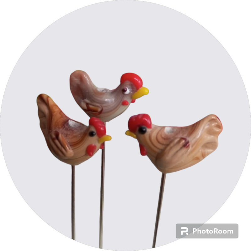 Klöppel-Umstecknadel - Huhn | gebraucht Klöppel-Umstecknadel - Huhn | gebraucht