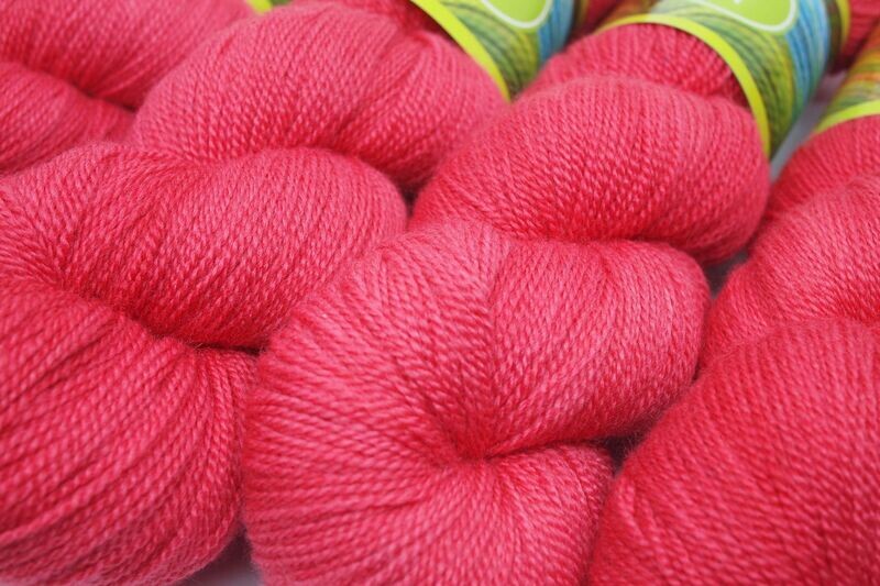 SET 2er | Merino Seide 600 | Pastellrot