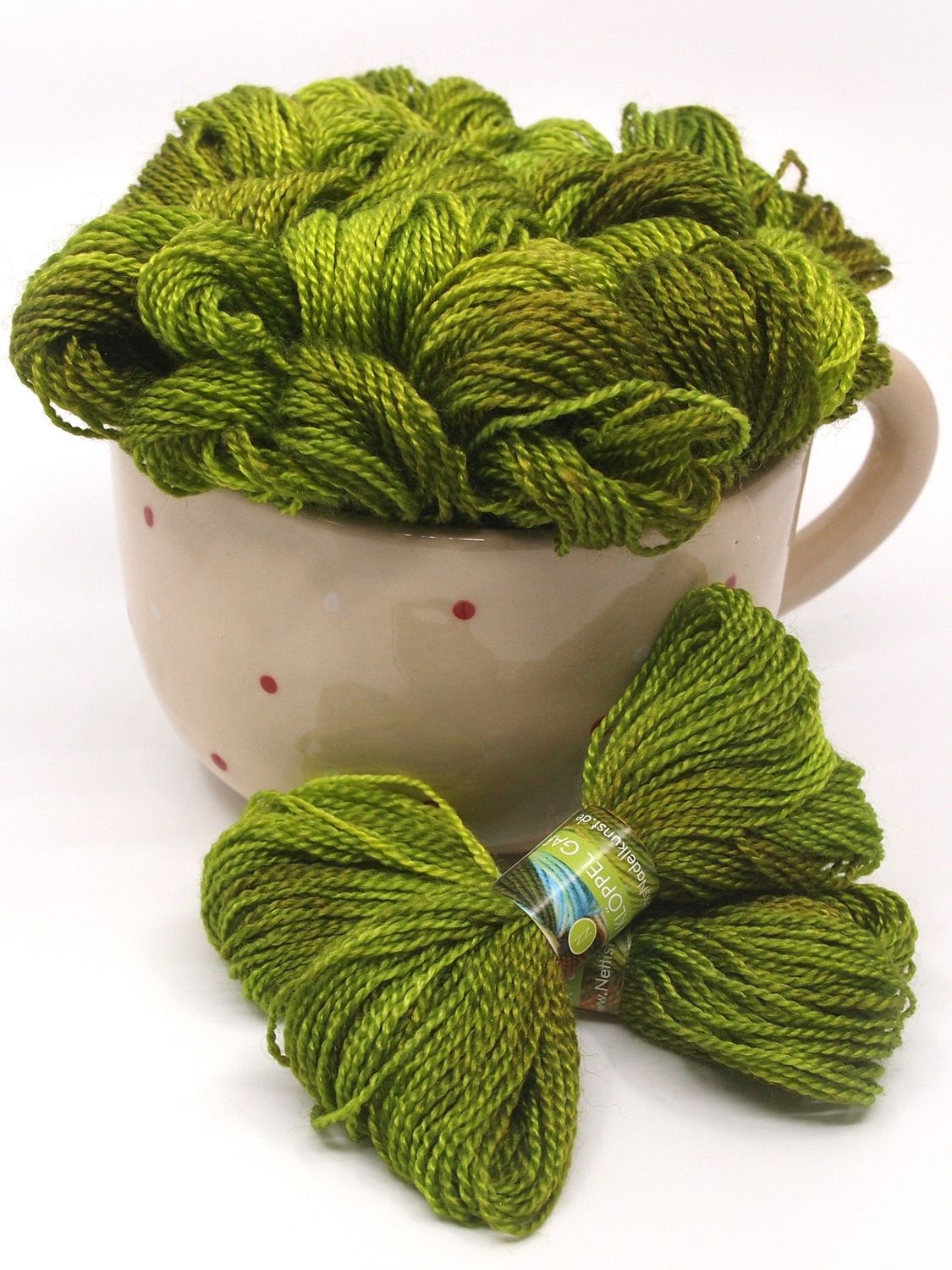 Bluefaced Seide | Olive Melange