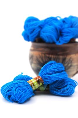 Bluefaced Seide | Blau-Türkis