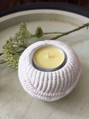 Kerzenhalter Wollknäuel | Handarbeit Kerzenhalter Wollknäuel | Handarbeit