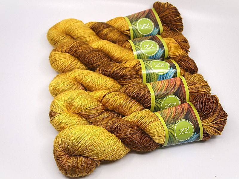 BFL Seide 400  | Goldbraun Karamell