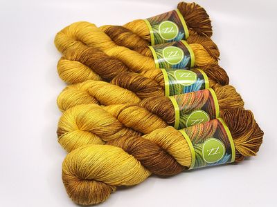 BFL Seide 400 | Goldbraun Karamell