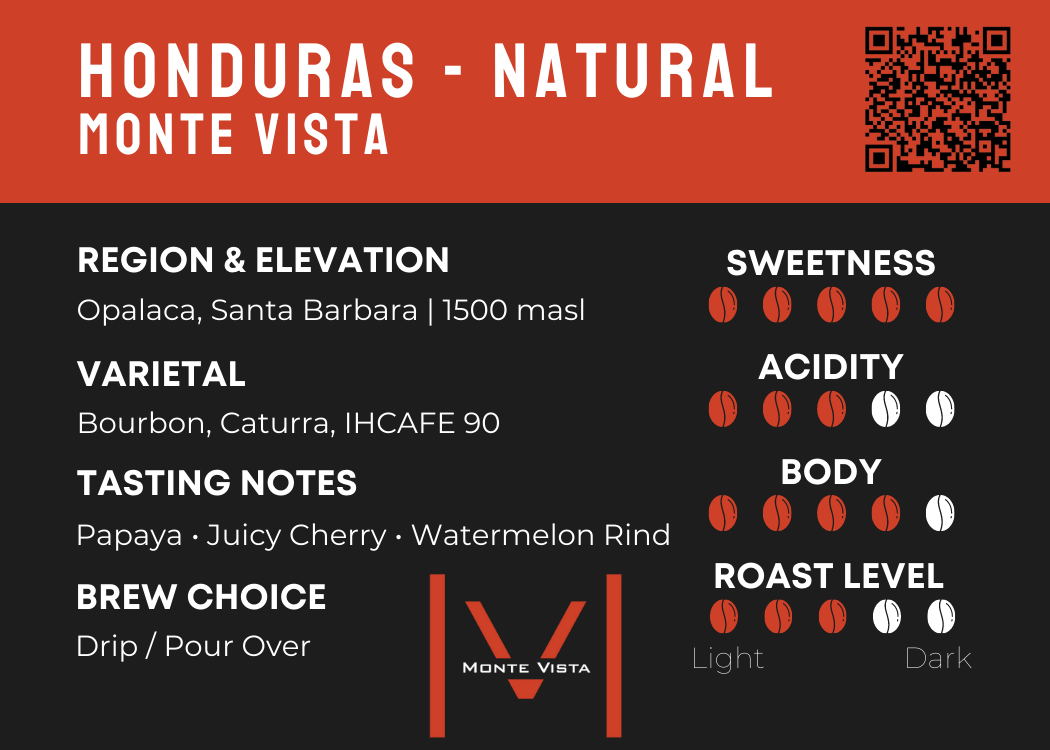Wholesale - Honduras - Natural |  Monte Vista