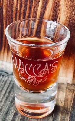 Wicca`s Schnapsglas mit Gravur 2cl