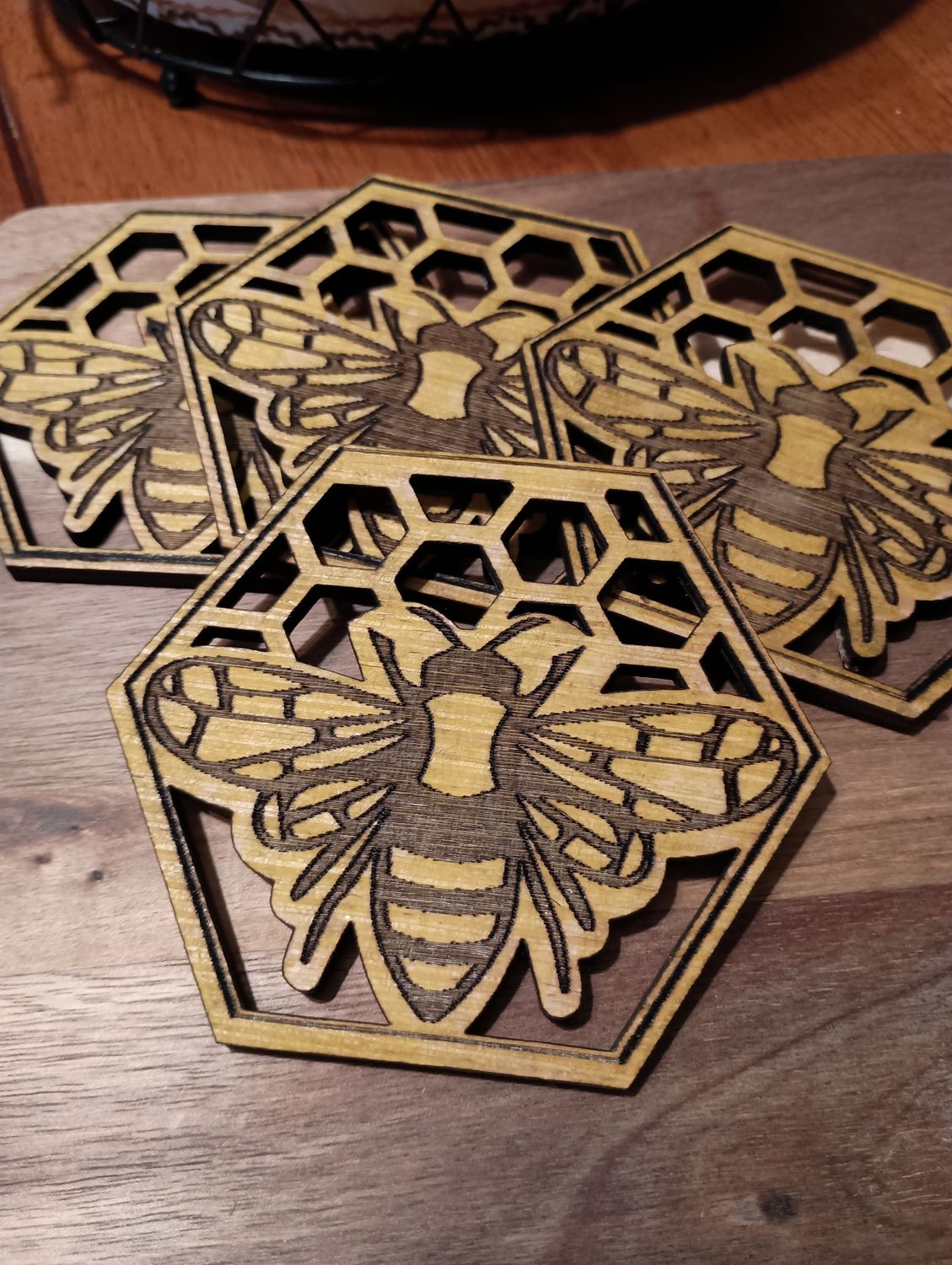 Honey Bee Coaster Set of 4