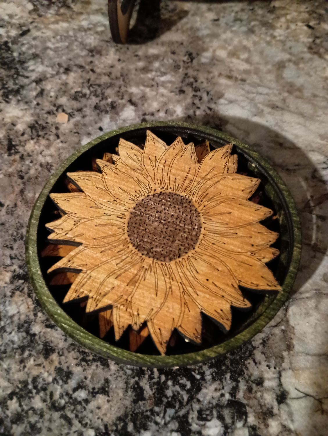 Fall Sunflower Coasters Set of Four