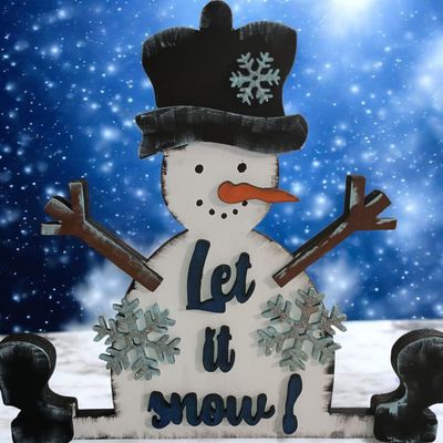 Let it Snow Shelf Sitter