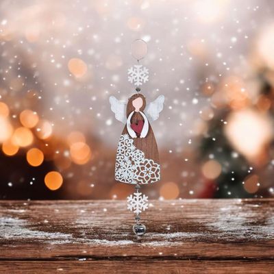 Rustic Angel Ornament 17"