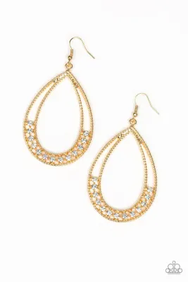 Glitz Fit Gold Earrings