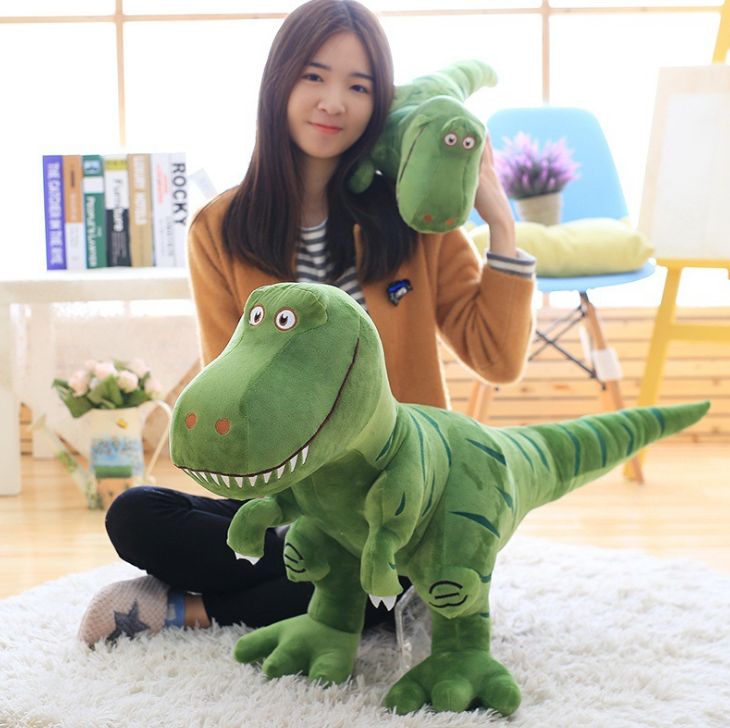 Large Plush Dinosaur Green