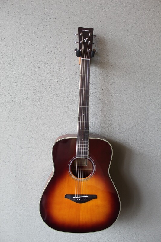 Yamaha FG-TA TransAcoustic Dreadnought Acoustic Guitar with Gig Bag - Sunburst