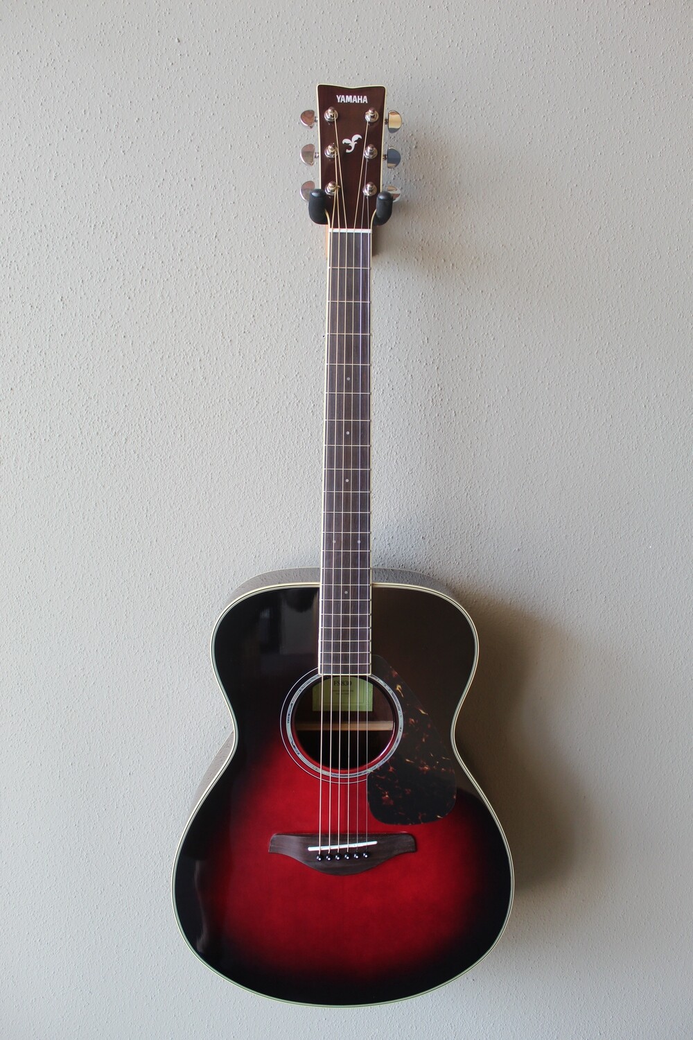 Yamaha FS830 Concert Steel String Acoustic Guitar with Gig Bag - Dusk Sun Red