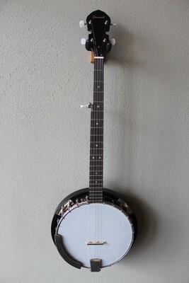 Savannah SB-100 24 Bracket 5 String Resonator Banjo with Gig Bag