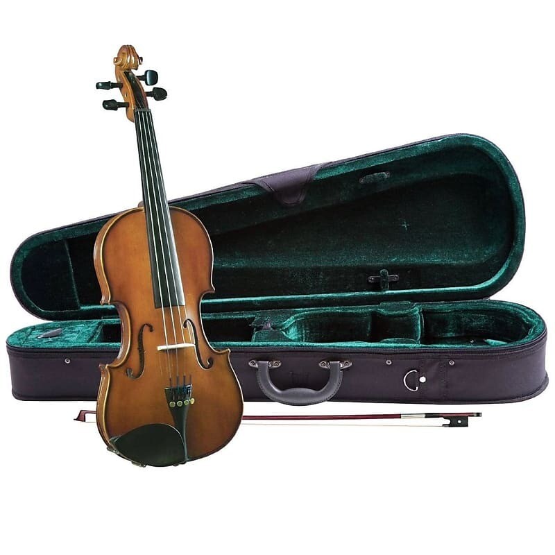 Cremona SV-130 Violin Outfit with Case and Bow - 1/4 Size