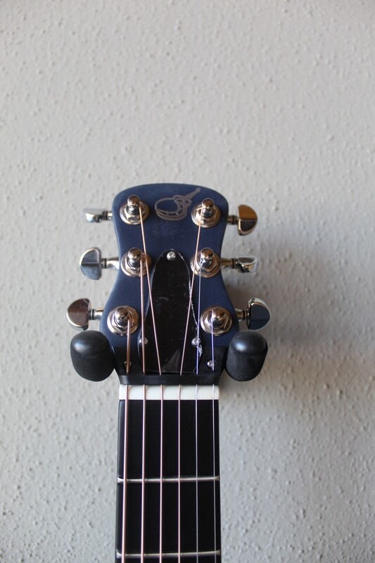 Journey OF660B1M Overhead Carbon Fiber Acoustic/Electric Travel Guitar - Navy Matte