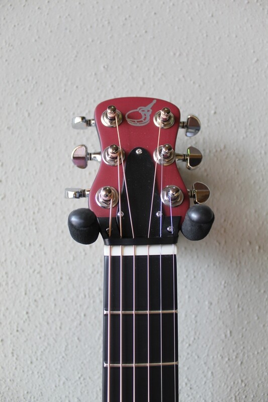 Journey OF660M Overhead Carbon Fiber Acoustic/Electric Travel Guitar - Maroon Matte