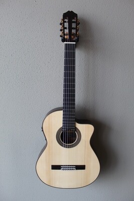Cordoba 55FCE Acoustic/Electric Flamenco Negra Guitar - Ziricote