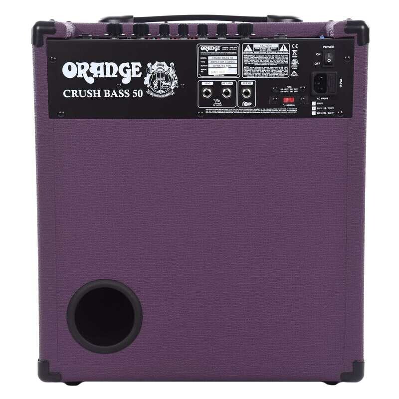 Orange Crush Bass 50 Glenn Hughes Limited Edition Bass Guitar Amplifier - Purple