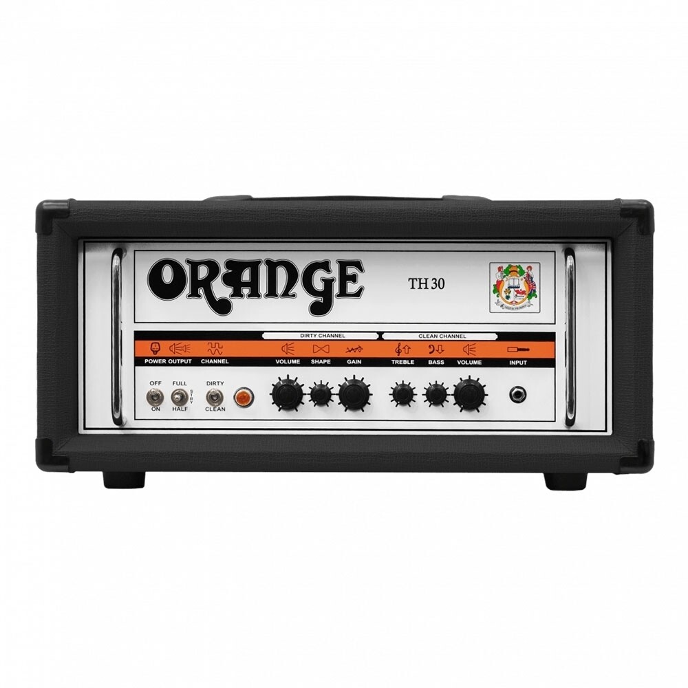 Orange TH30H 2-Channel 30-Watt Guitar Amplifier Tube Head - Black